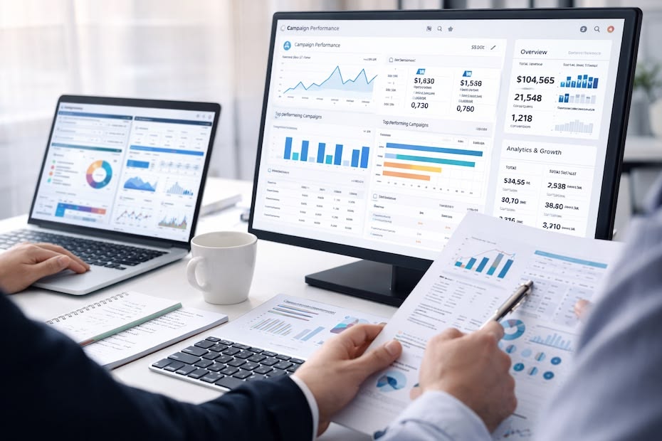 ERP 대시보드 리포팅 업무
